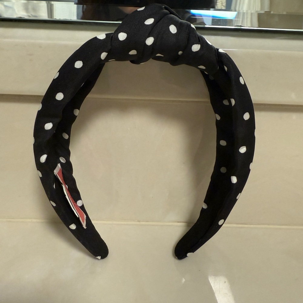 Kate Spade Polka Dot Knotted Headband